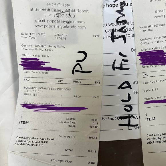 Poissons Volant = Les Poissons Bleus by Jasmine Becket-Griffith - Picture 3 of 3